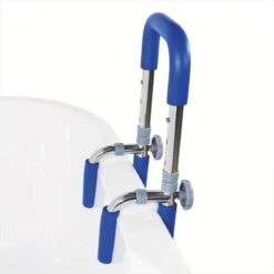 Adjustable Bathtub Safety Rail with Stainless Steel Support